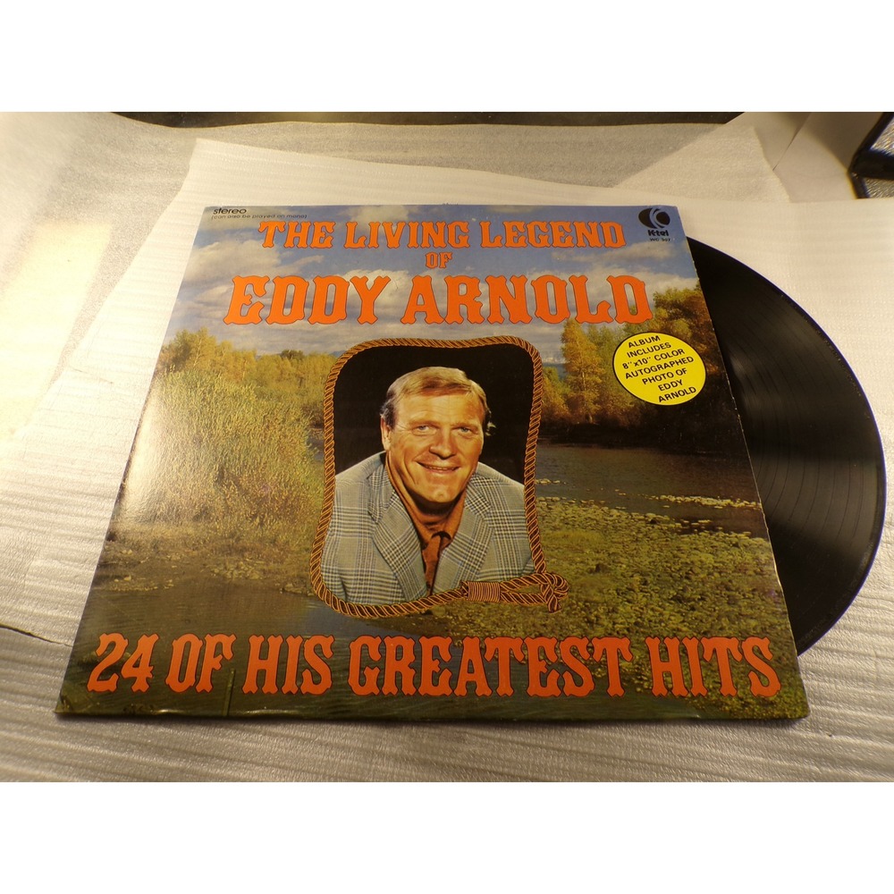 Eddy Arnold The Living Legend 24 Greatest Hits Vinyl LP K-tel 1974 WC 307 Countr